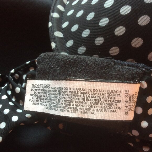 Victoria's Secret Perfect Coverage Polka Dot Underwire Convertible Bra Size 36D - Picture 5 of 5